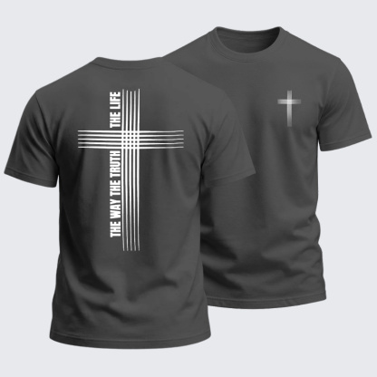 Heavyweight Cotton Tee - The Way The Truth The Life
