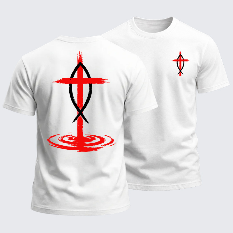 Heavyweight Cotton Tee - The Fisher’s Cross