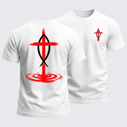 Heavyweight Cotton Tee - The Fisher’s Cross