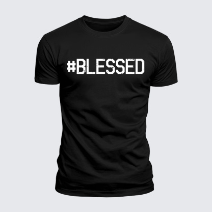 Blessed Jesus God Christian  – Luxe Mercerized Interlock Cotton Tee