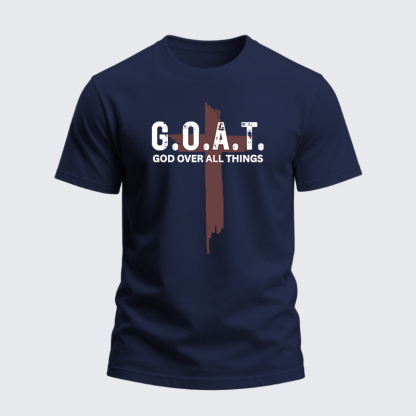 Heavyweight Cotton Tee - Goat God Over All Things