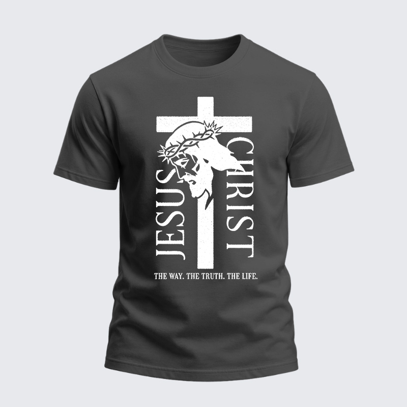 Heavyweight Cotton Tee - The Way The Truth The Life