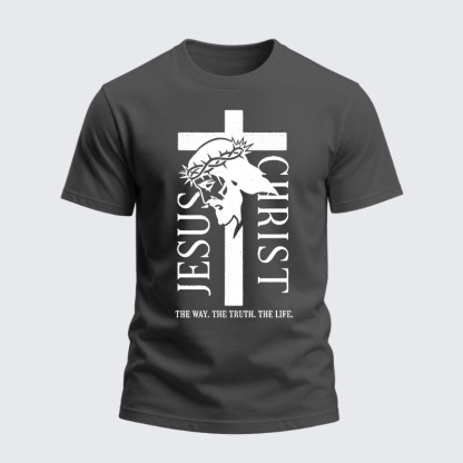 Heavyweight Cotton Tee - The Way The Truth The Life