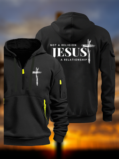 It’S Not Religion It’S A Relationship Jesus God Christian Zipper Hoodies