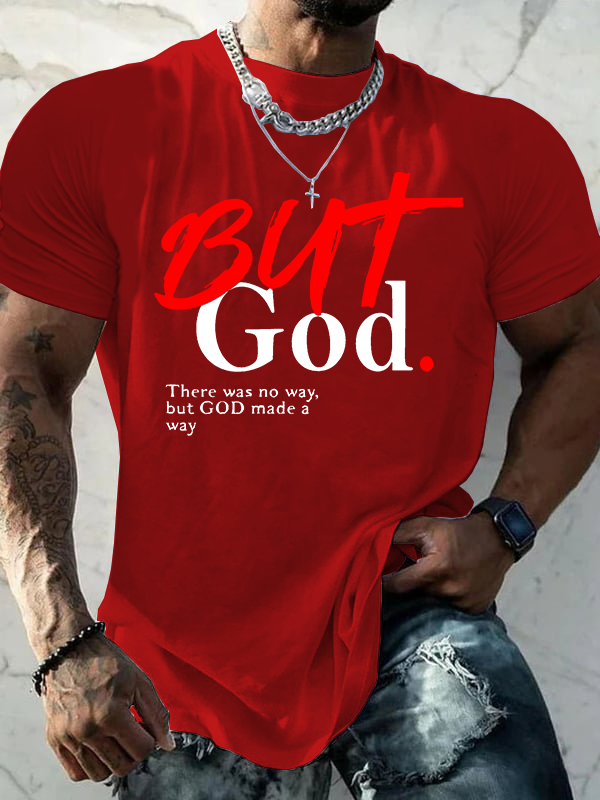 But God Jesus God Christian Cotton T-Shirt