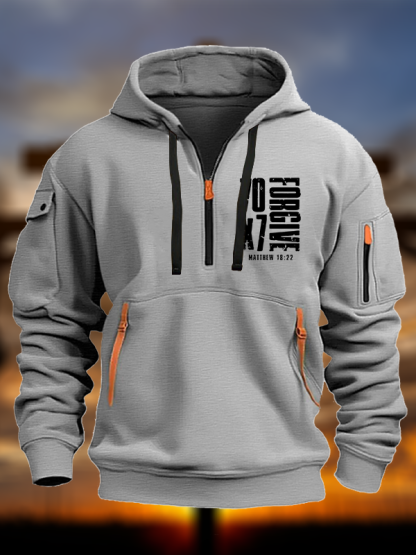 70×7 Forgive Jesus God Christian Zipper Hoodies