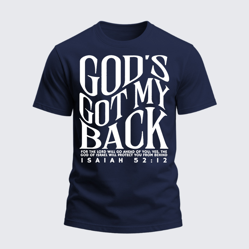 Heavyweight Cotton Tee - God's Got My Back
