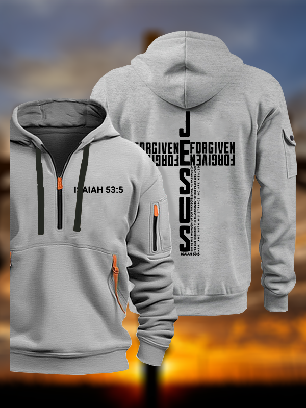 Jesus Forgiven Jesus God Christian Zipper Hoodies