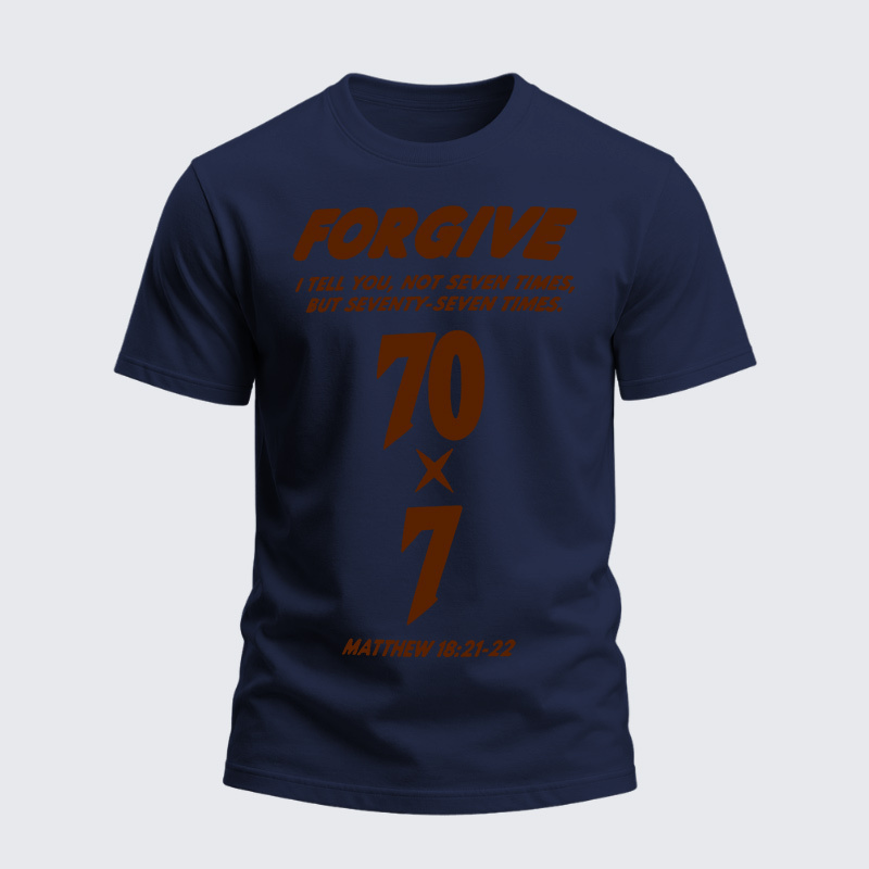 Heavyweight Cotton Tee - Forgive 70x7