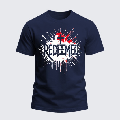 Heavyweight Cotton Tee - Redeemed Cross