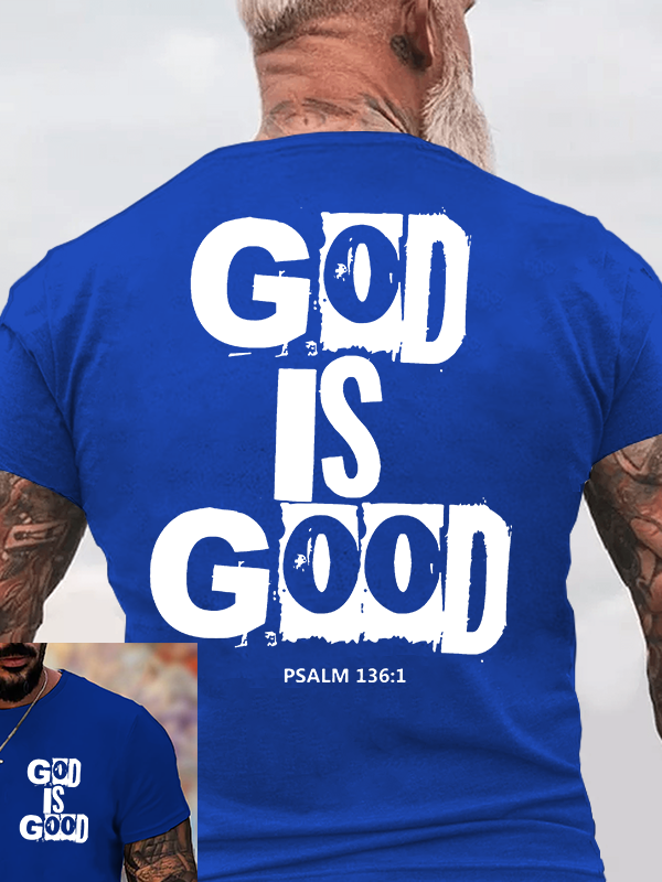 God Is Good Jesus God Christian Cotton T-Shirt