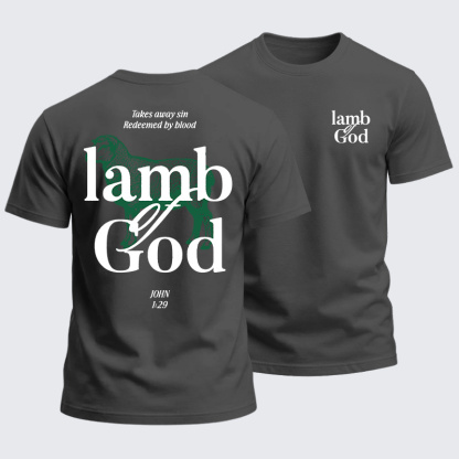 Heavyweight Cotton Tee - Lamb Of God