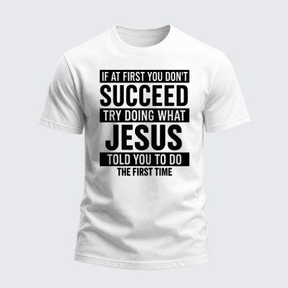 Heavyweight Cotton Tee - Do What Jesus Said