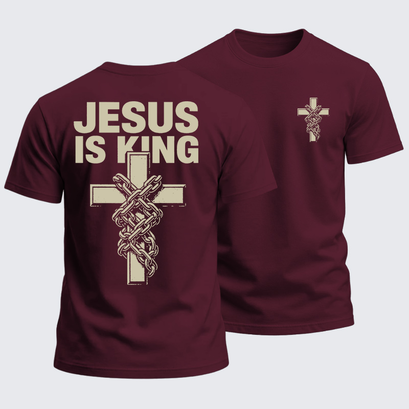 Heavyweight Cotton Tee - Jesus Is King