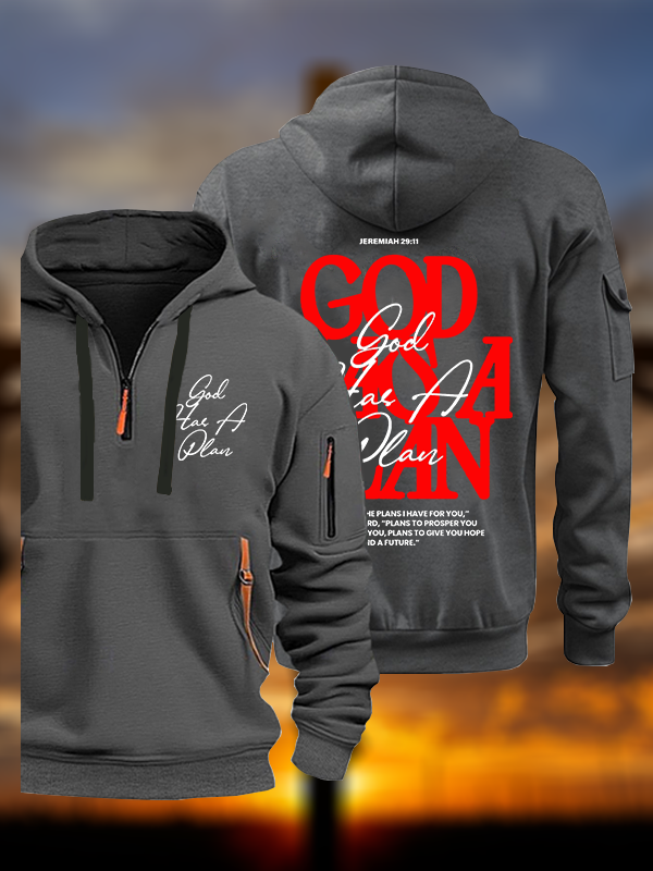 God Has A Plan Jesus God Christian Zipper Hoodies