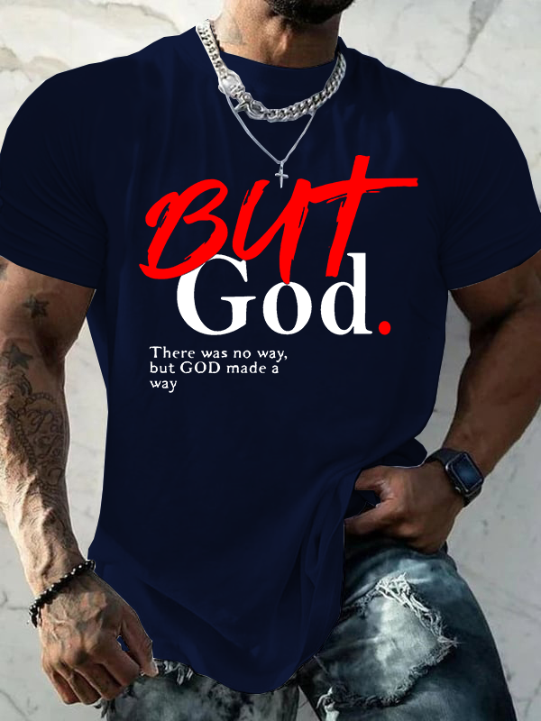But God Jesus God Christian Cotton T-Shirt