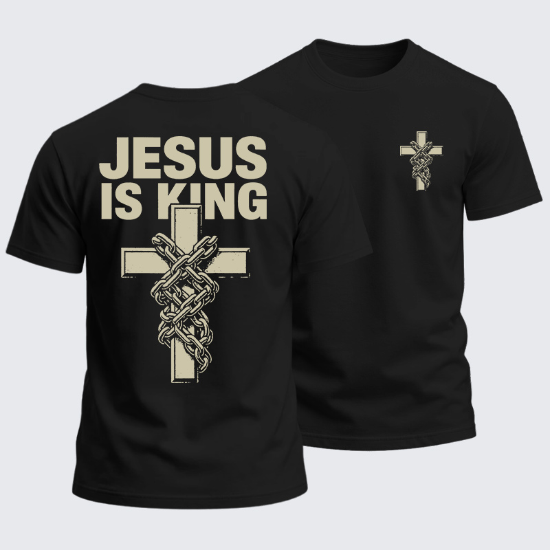 Heavyweight Cotton Tee - Jesus Is King