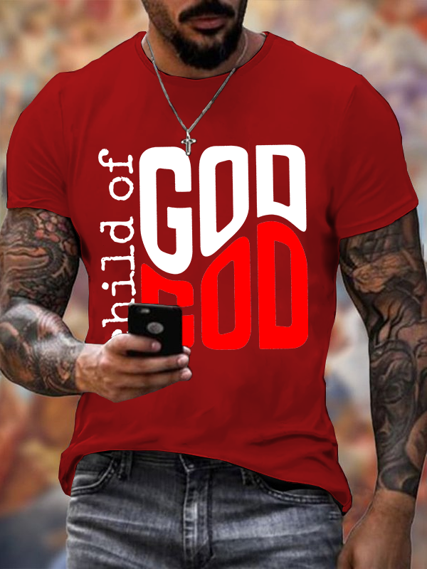 Child Of God Jesus God Christian Cotton T-Shirt