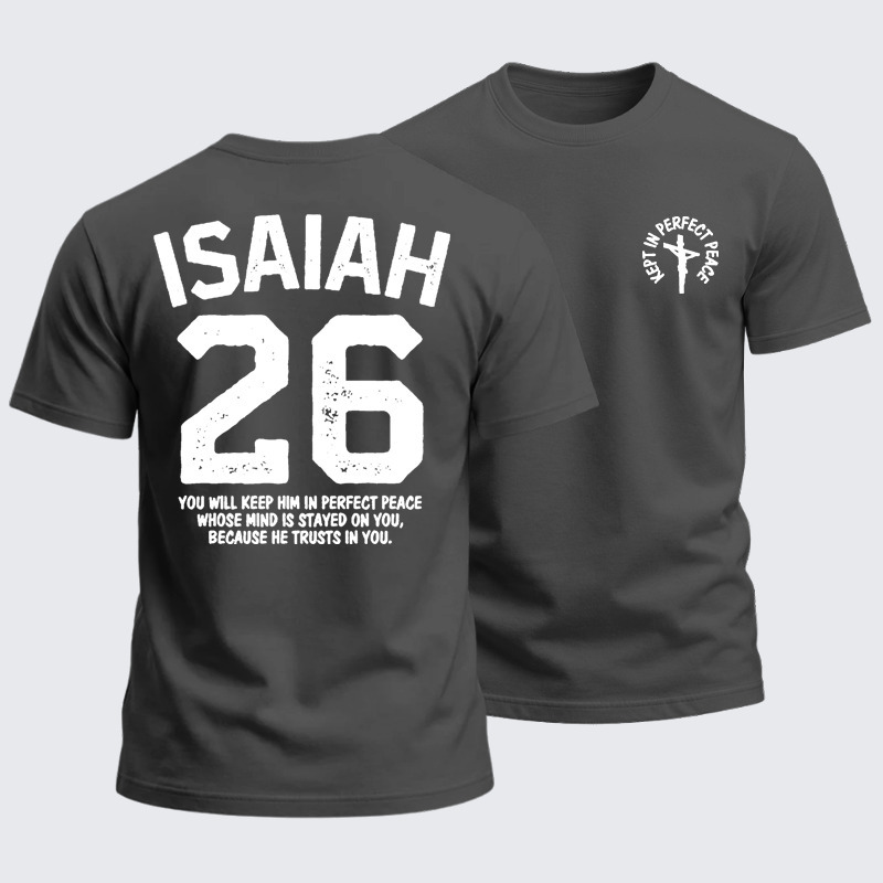 Man Of God Husband Dad Jesus God Christian Cotton T-Shirt