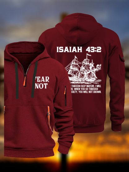 Fear Not Jesus God Christian Zipper Hoodies