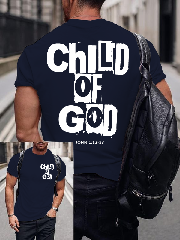 Child Of God Jesus God Christian Cotton T-Shirt