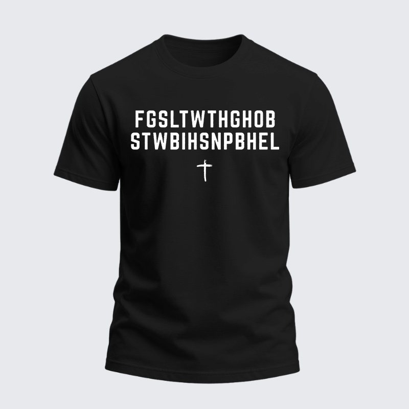 Heavyweight Cotton Tee - God So Loved The World