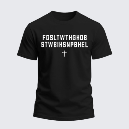 Heavyweight Cotton Tee - God So Loved The World