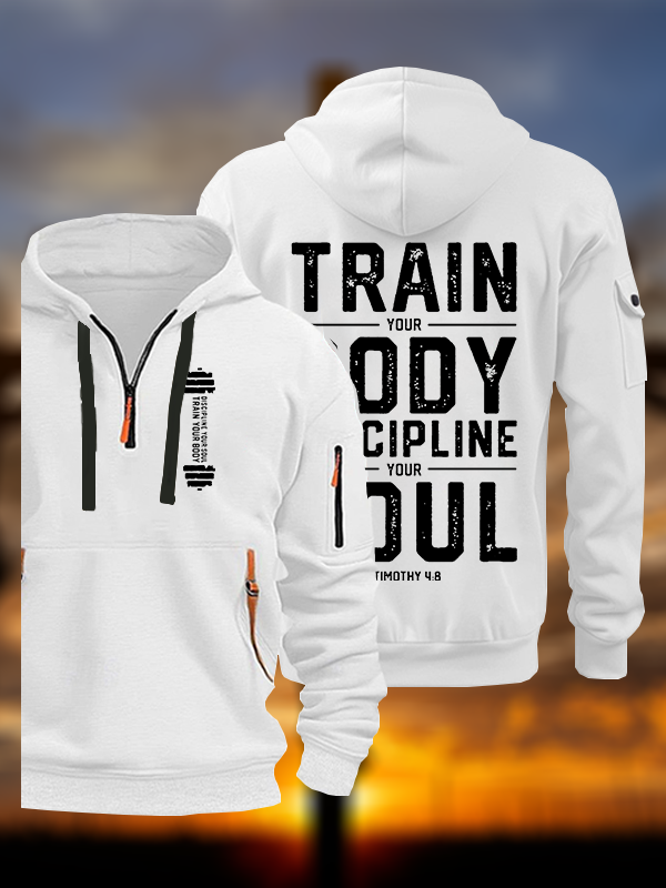Train Your Body Jesus God Christian Zipper Hoodies