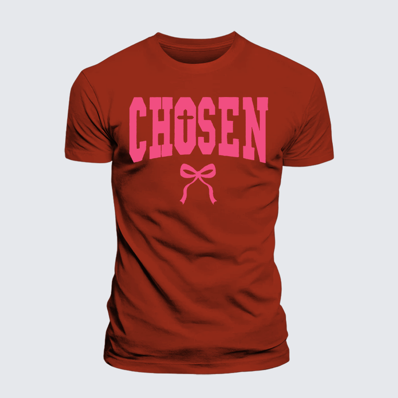 Chosen Jesus God Christian Premium Mercerized Cotton Tee