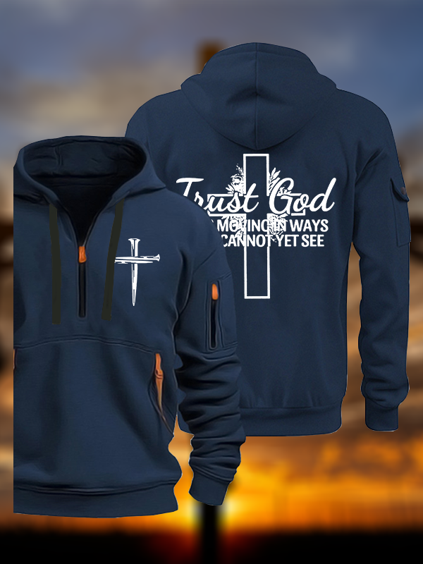 Trust God Jesus God Christian Zipper Hoodies