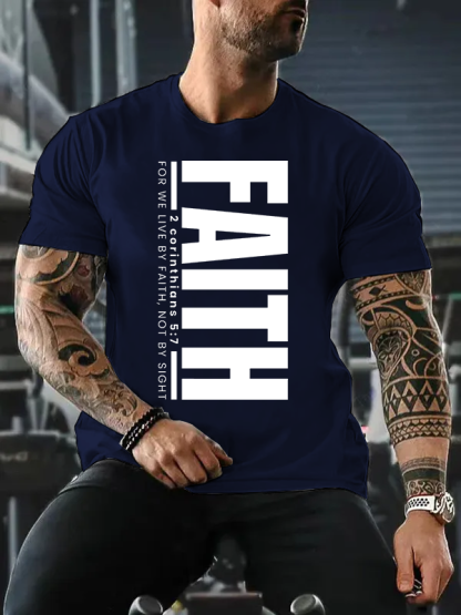 Christmas Faith Jesus God Christian Cotton T-Shirt