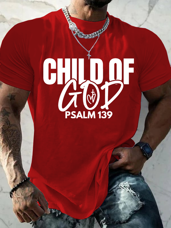 Child Of God Jesus God Christian Cotton T-Shirt
