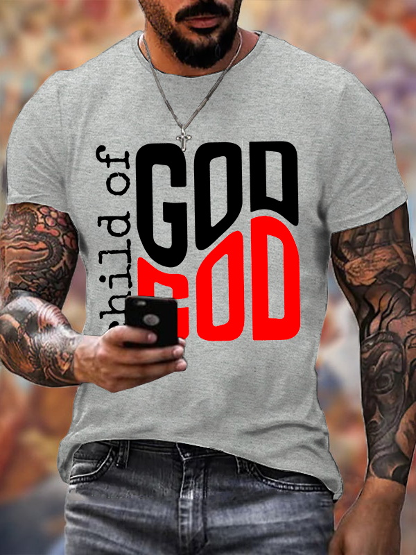 Child Of God Jesus God Christian Cotton T-Shirt