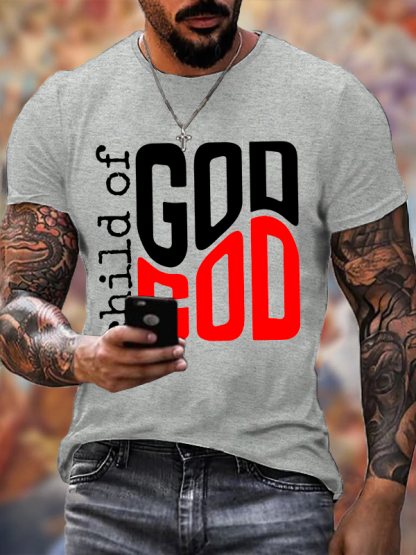 Child Of God Jesus God Christian Cotton T-Shirt