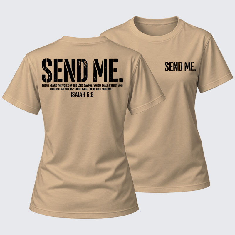 Women's T-shirts  - Send Me Isaiah 6:8   