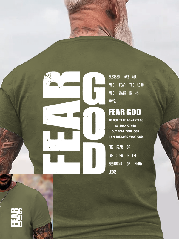 Fear God Christian Cotton T-Shirt