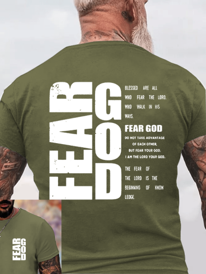 Fear God Christian Cotton T-Shirt