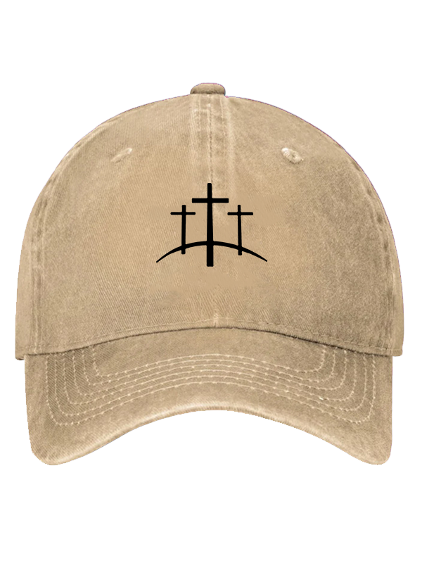 Cross Printed Hat