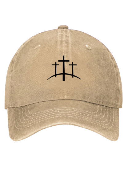 Cross Printed Hat
