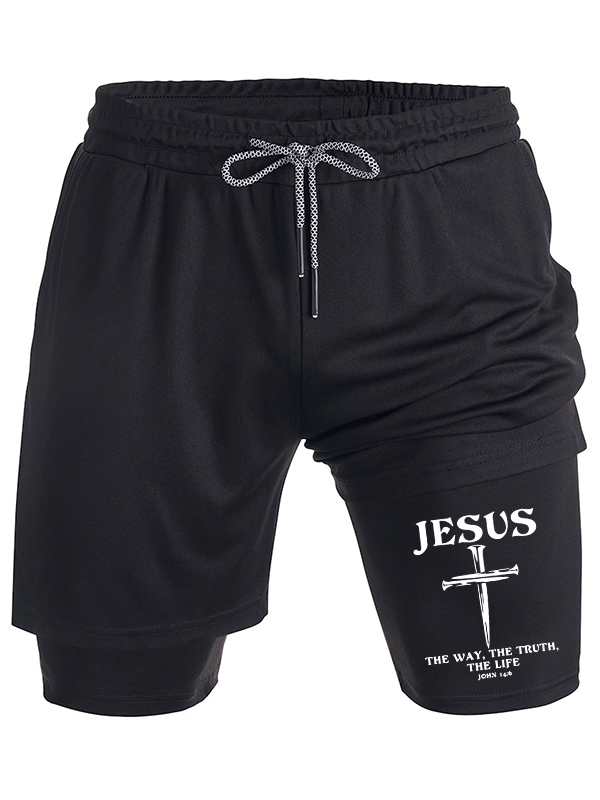 Jesus The Way The Truth The Life Christian Performance Shorts