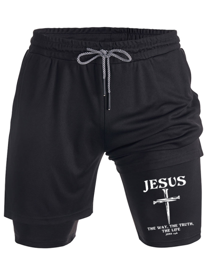 Jesus The Way The Truth The Life Christian Performance Shorts