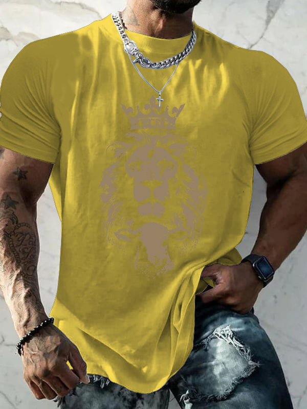 Cross Crew Neck Christian Cotton T-Shirt