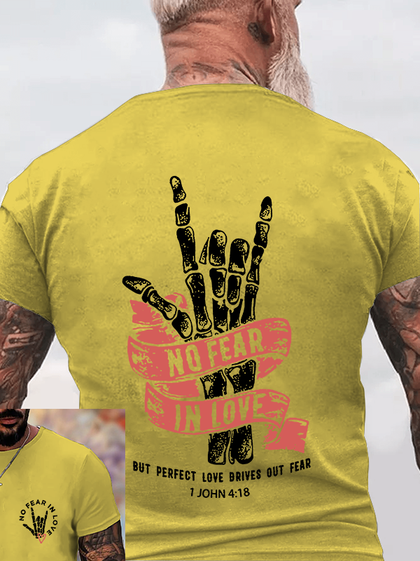 No Fear In Love Christian Cotton T-Shirt