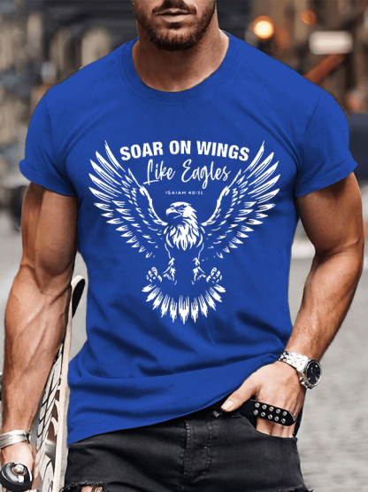 Soar On Wings Christian Cotton T-Shirt