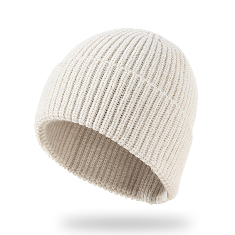 Thick Alpaca Wool Blend Knit Beanie