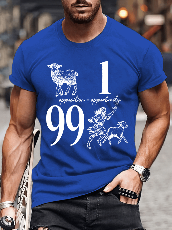 Opposition And Opportunity Christian Cotton T-Shirt