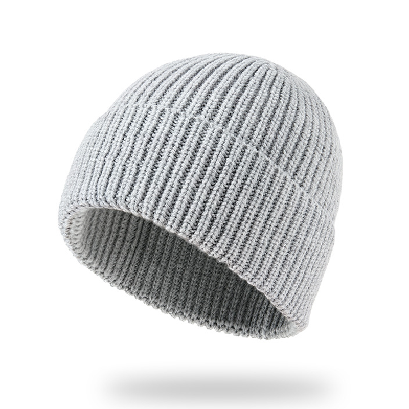 Thick Alpaca Wool Blend Knit Beanie