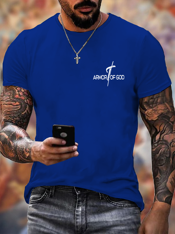 Armor Of God Christian Cotton T-Shirt