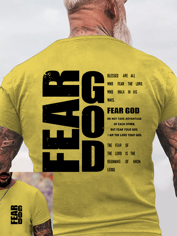 Fear God Christian Cotton T-Shirt