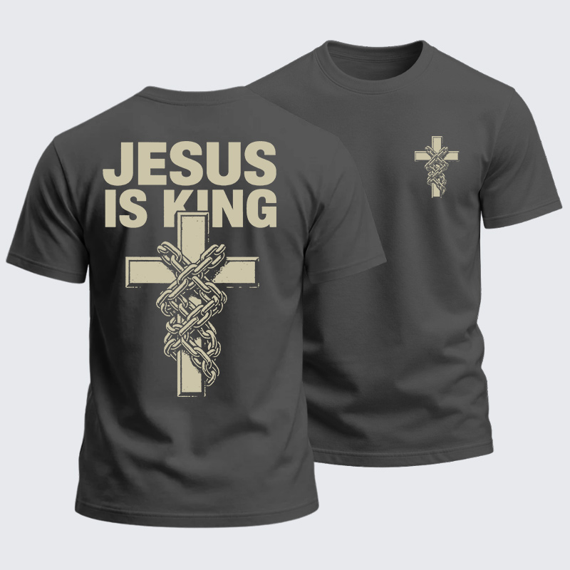 Heavyweight Cotton Tee - Jesus Is King